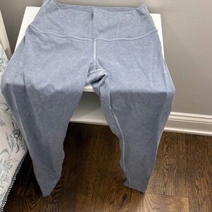 lululemon athletica Light Blue/Gray Leggings